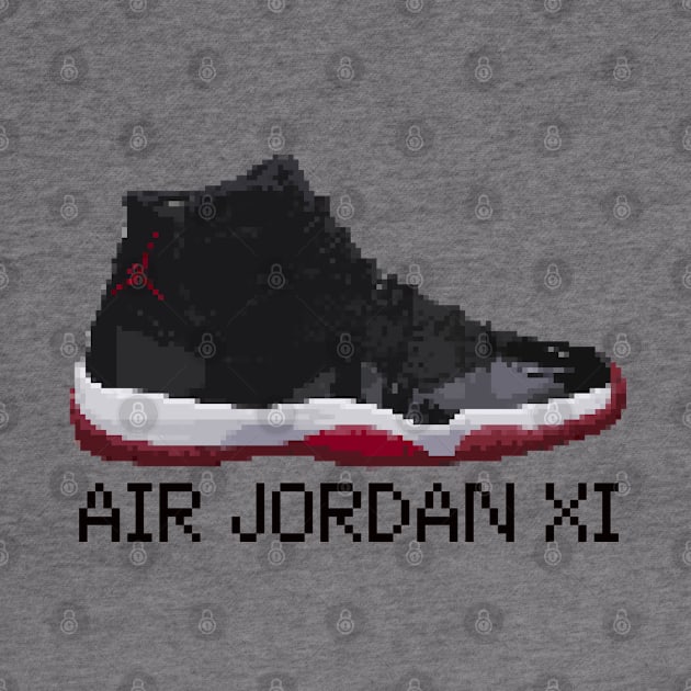 AJ XI - Pixelated art by Buff Geeks Art